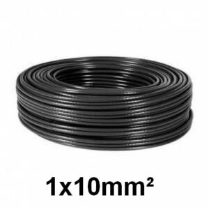 Solar Cable Black H1Z2Z2K 1x10mm² (Noir)